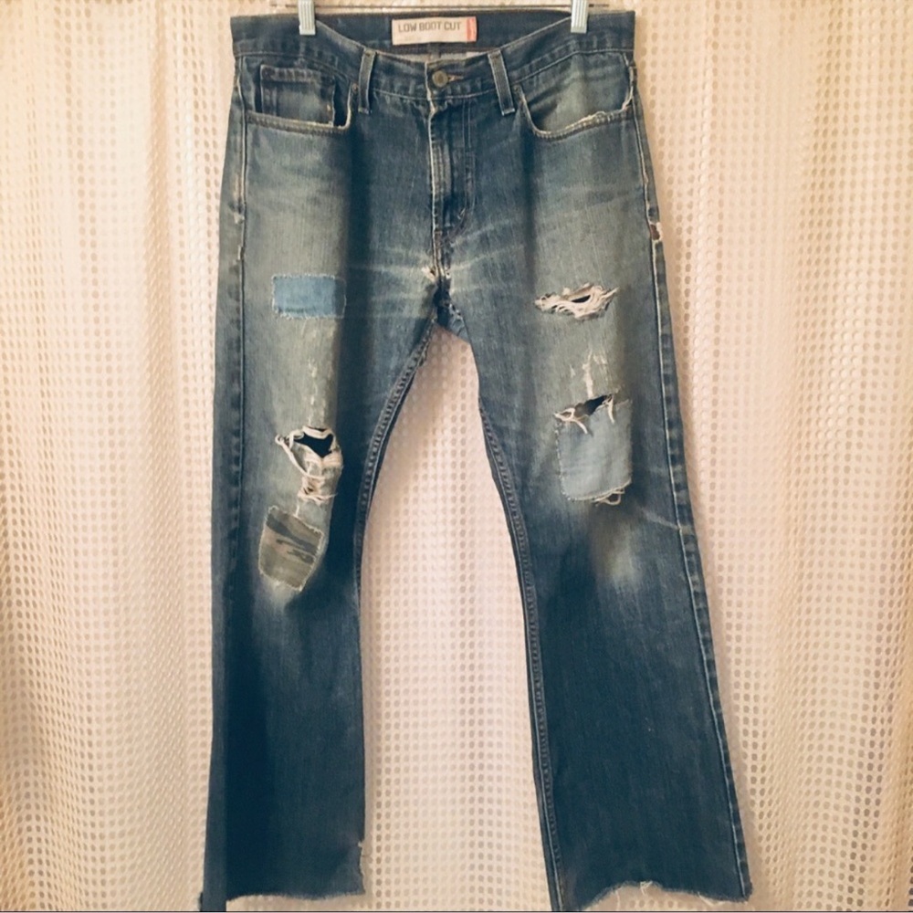 levi's vintage low rise boot cut 527 jeans